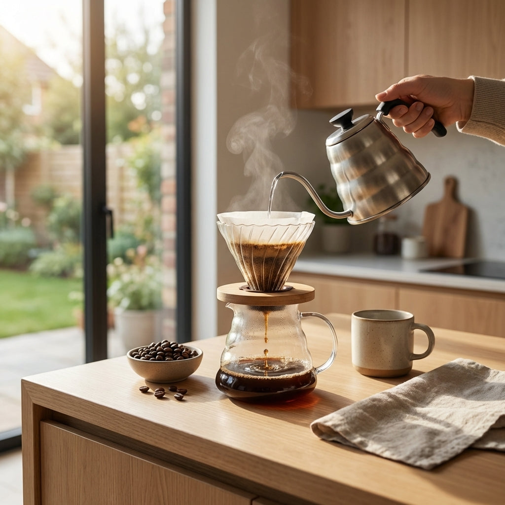 COMBO GOTEO: SET DRIPPER V60 + JARRA + FILTROS