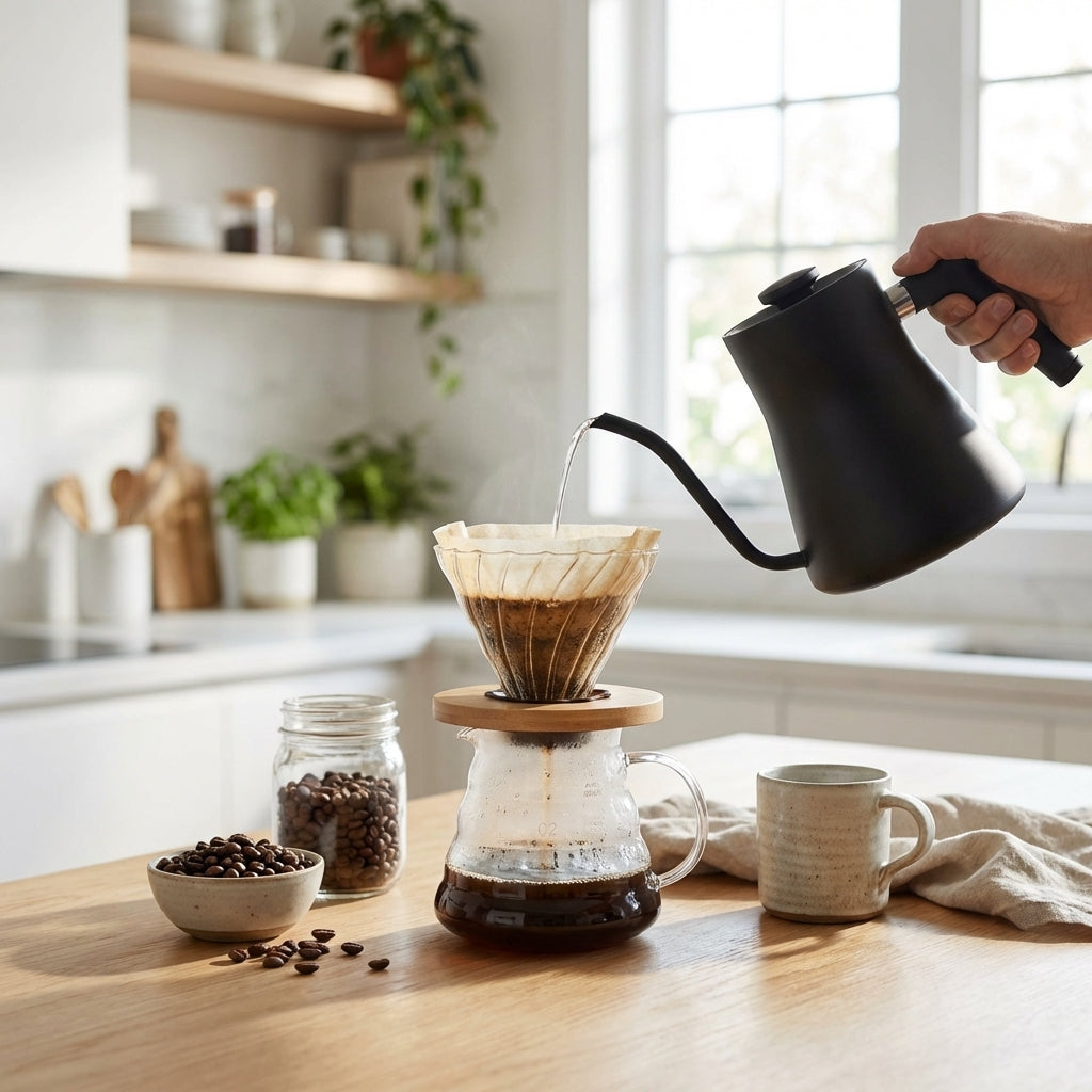 COMBO GOTEO: SET DRIPPER V60 + JARRA + FILTROS