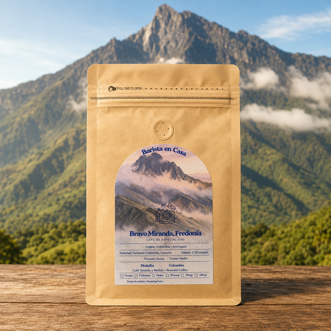 Specialty Coffee Concordia Antioquia 250 gr MEDIUM GRIND - El Mono Magallo