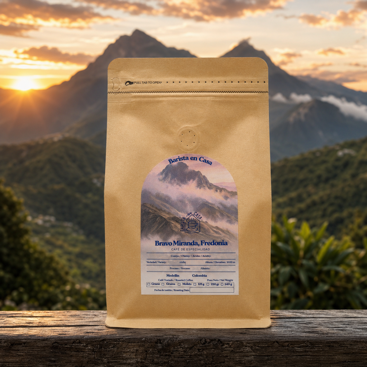 Specialty Coffee Concordia Antioquia 250 gr MEDIUM GRIND - El Mono Magallo