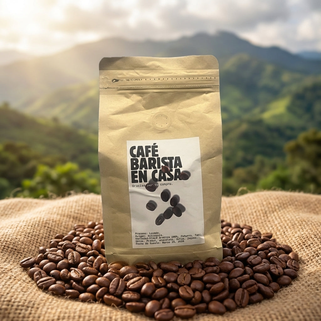 Café de Origen Antioquia Grano Entero - Molino en Casa 500 gr
