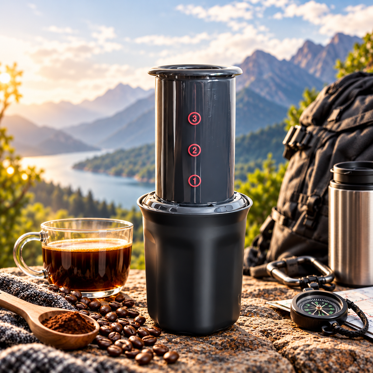 Cafetera AeroPress Viajera Portátil | Café, Espresso y Cold Brew