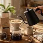 Kit Barista V60 PRO: Dripper, Filtros, Gramera, Tetera, Jarra