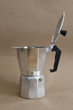 Stainless steel moka pot