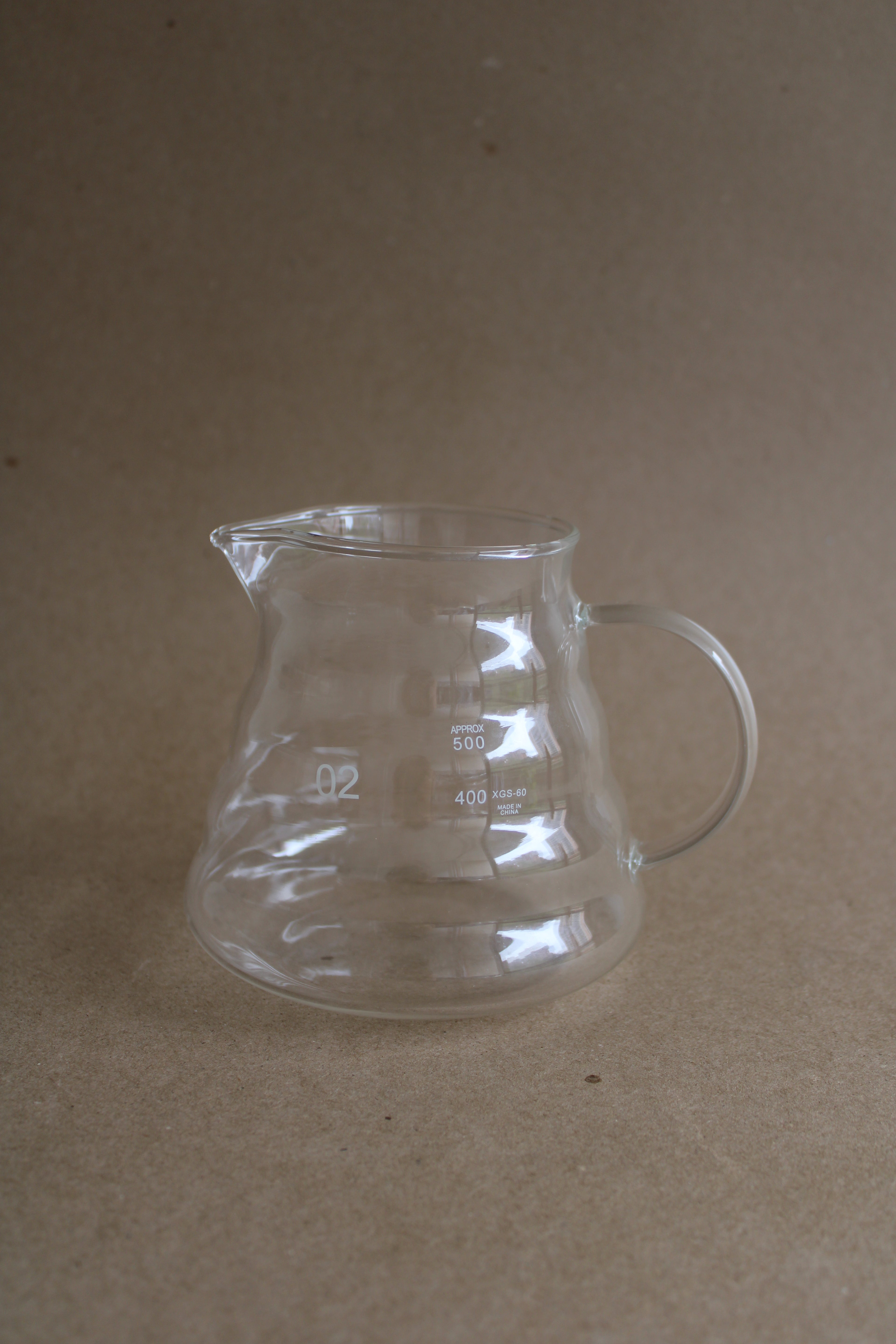 JARRA PARA CAFÉ EN VIDRIO 500ml