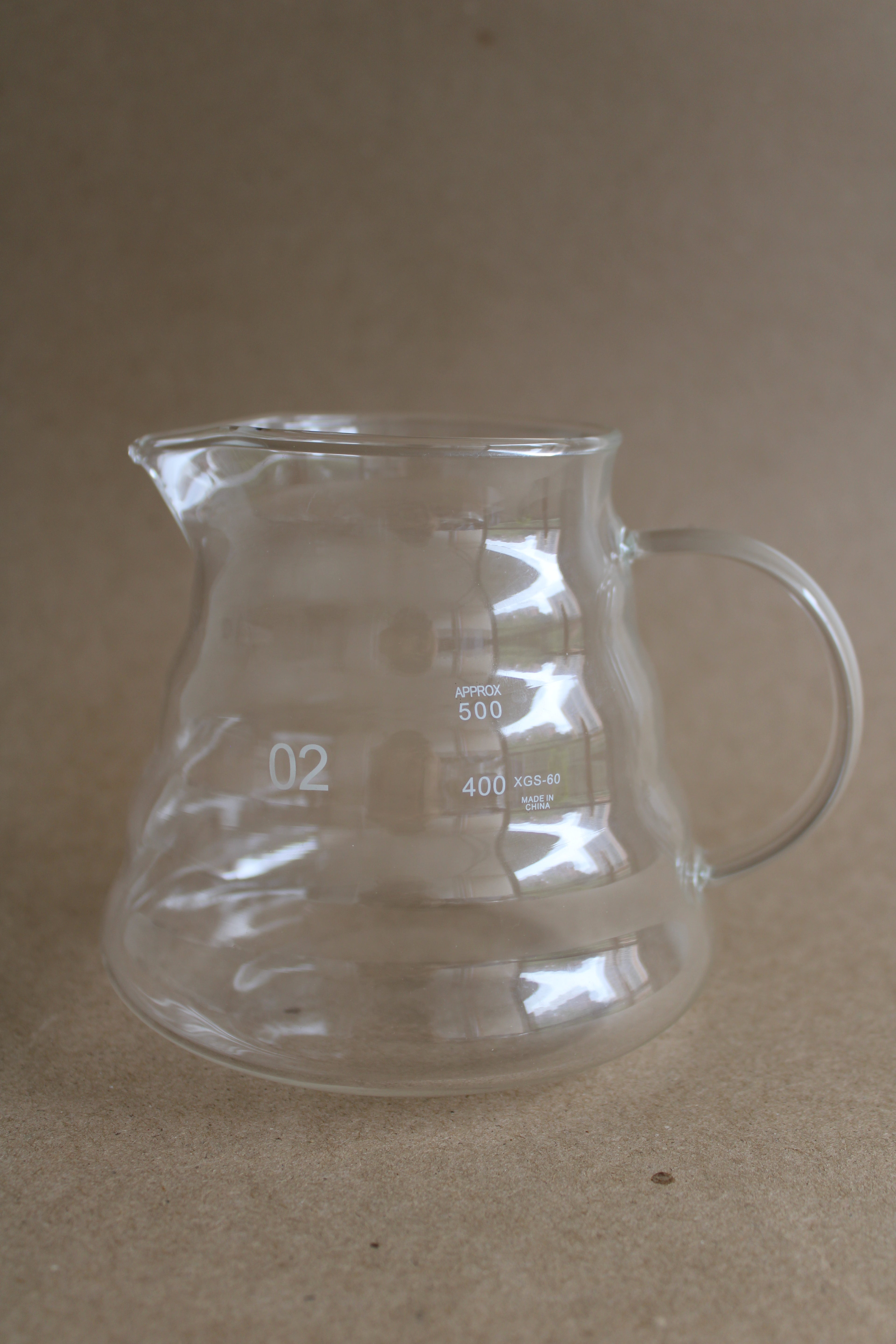 JARRA PARA CAFÉ EN VIDRIO 500ml