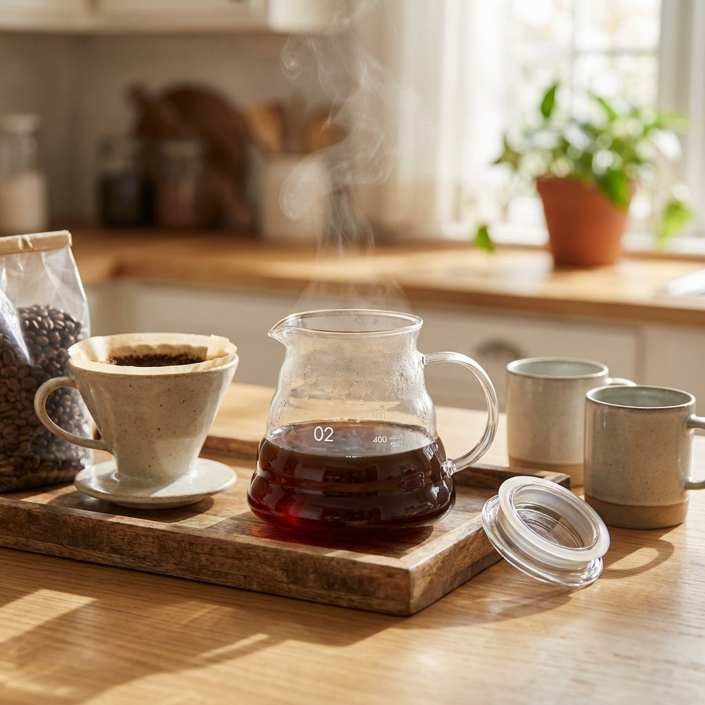 JARRA PARA CAFÉ EN VIDRIO 500ml