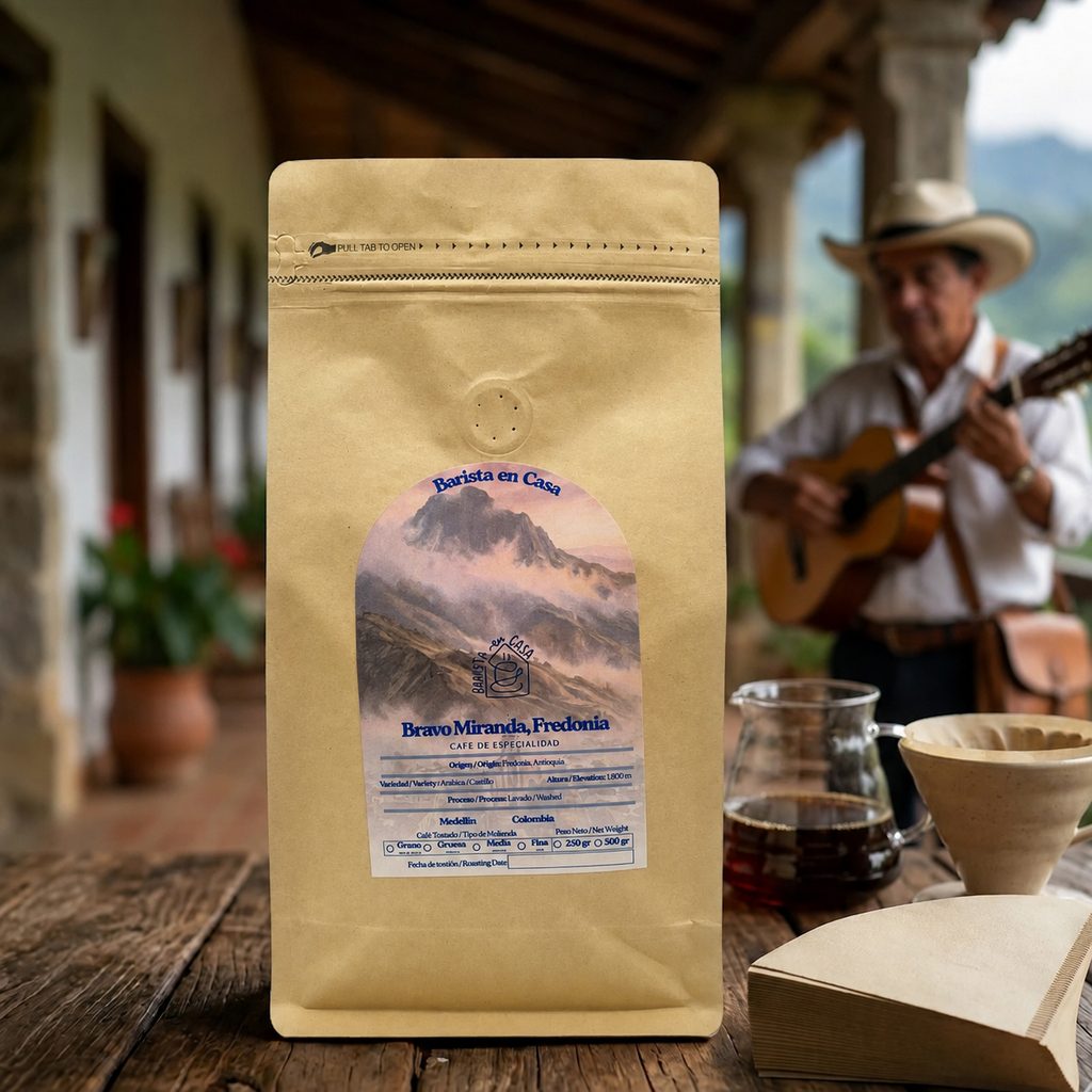 COMBO: Café de Especialidad en Grano Bravo Miranda + 50 Filtros de café