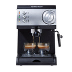Cafetera para Espresso Hamilton Beach 40715 - Sistema Dual Café Molido y Pods