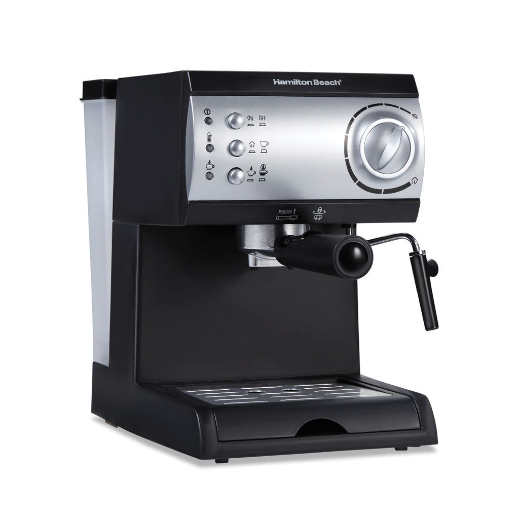 Cafetera para Espresso Hamilton Beach 40715 - Sistema Dual Café Molido y Pods