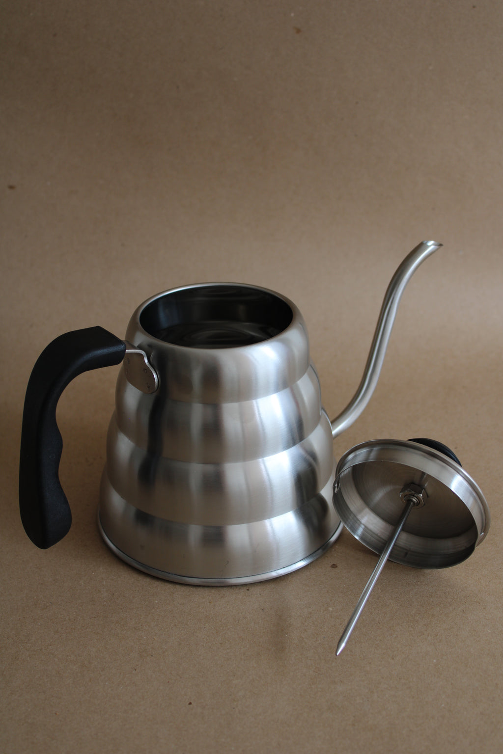 TETERA CUELLO DE GANSO CON TERMÓMETRO